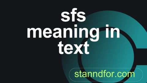 sfs meaning in text