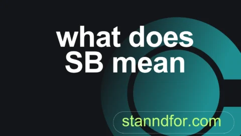 what does sb mean