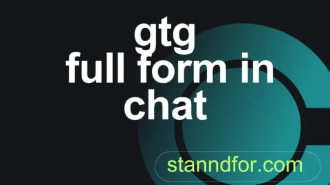 gtg full form in chat