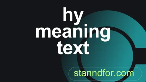 hy meaning text