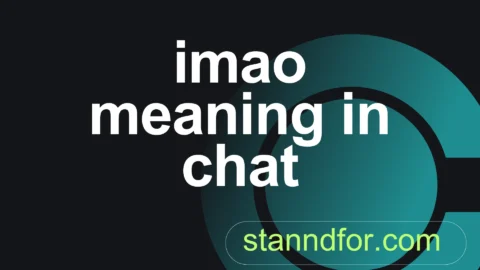 imao meaning in chat