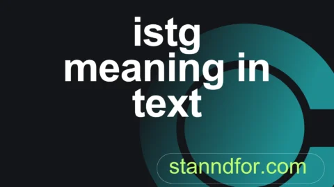 istg meaning in text