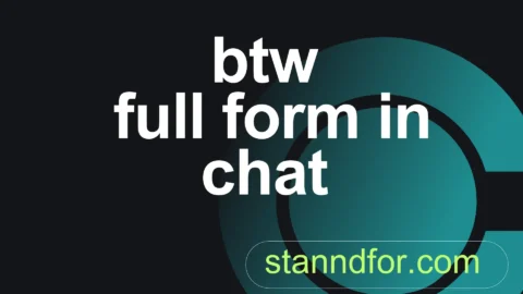 btw full form in chat