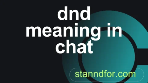 dnd meaning in chat