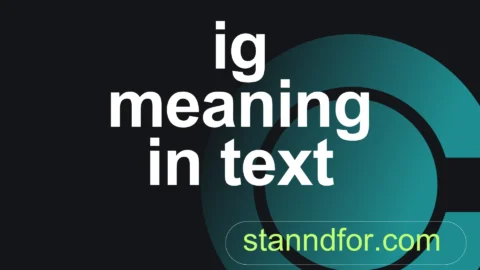 ig meaning in text