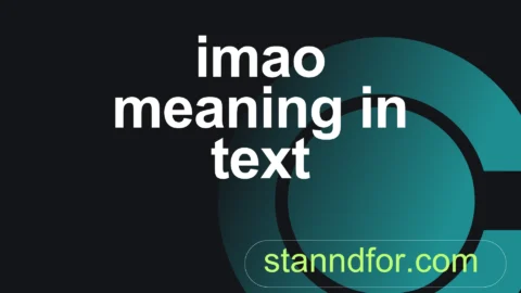 imao meaning in text