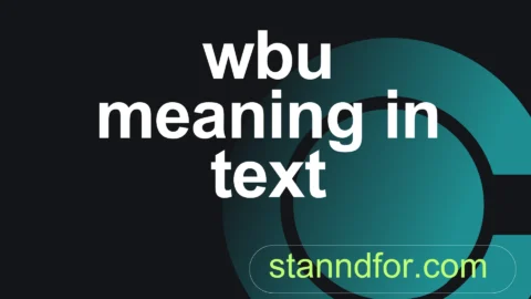 wbu meaning in text