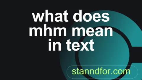 what does mhm mean in text